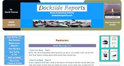 Desktop Screenshot of docksidereports.com