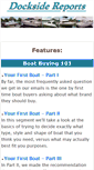 Mobile Screenshot of docksidereports.com